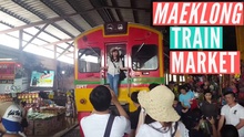 Maeklong Train Market